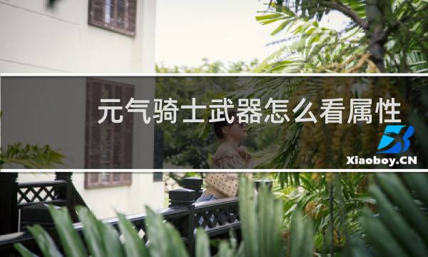 元气骑士武器怎么看属性