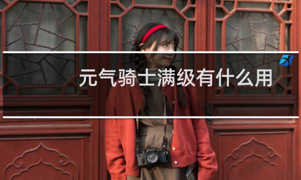 元气骑士满级有什么用