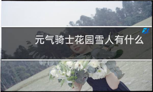 元气骑士花园雪人有什么用