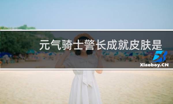 元气骑士警长成就皮肤是必须用警长吗