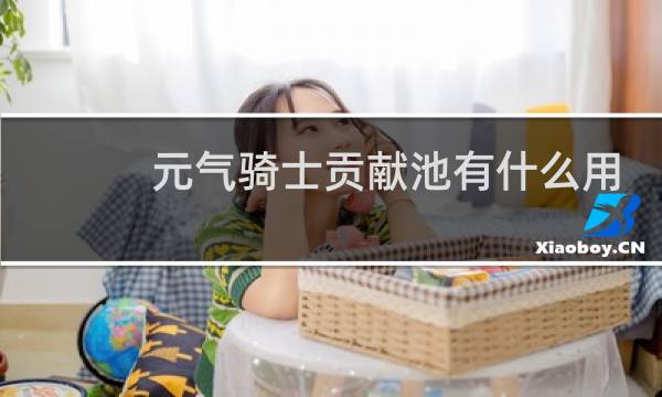 元气骑士贡献池有什么用