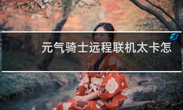 元气骑士远程联机太卡怎么办