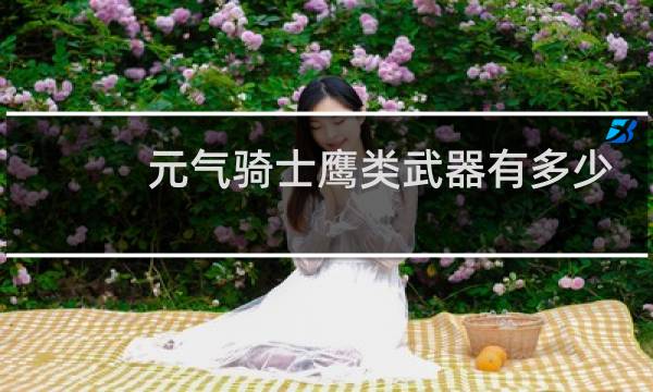 元气骑士鹰类武器有多少