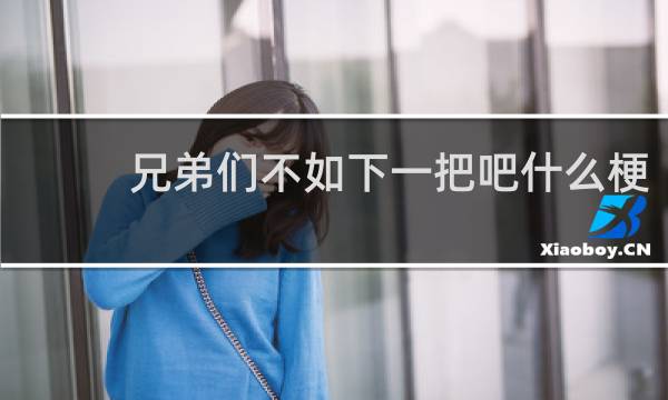 兄弟们不如下一把吧什么梗