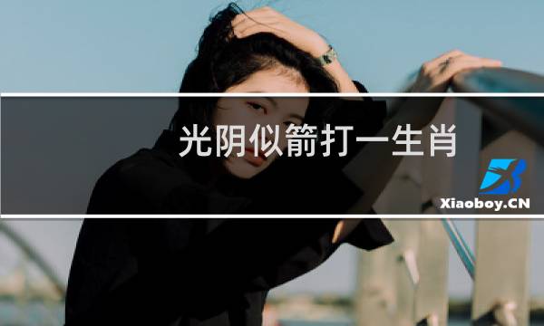 光阴似箭打一生肖(光阴似箭是什么生肖)