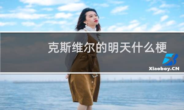 克斯维尔的明天什么梗