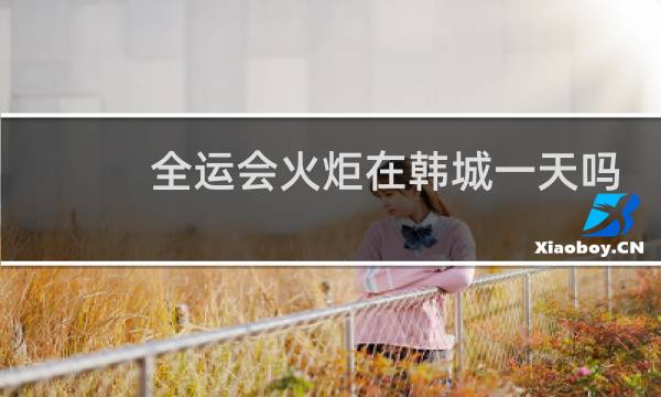 全运会火炬在韩城一天吗