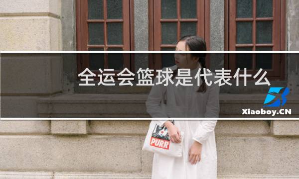 全运会篮球是代表什么