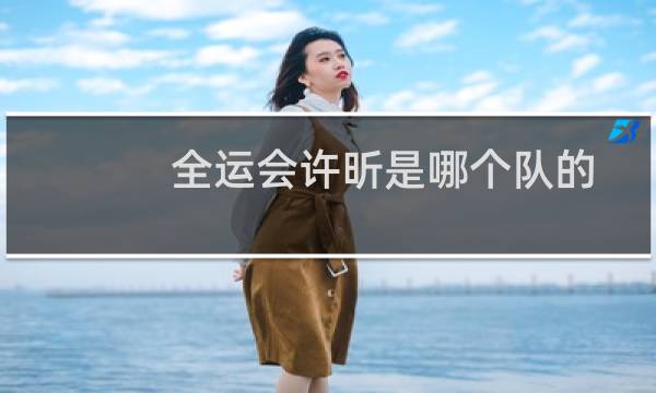 全运会许昕是哪个队的