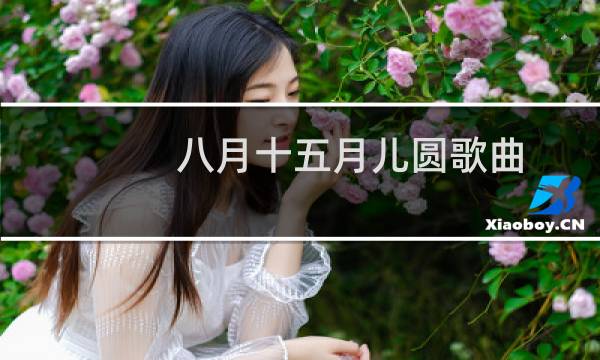 八月十五月儿圆歌曲图片