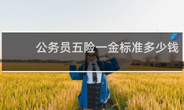 公务员五险一金标准多少钱图片