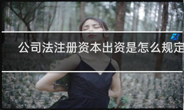 公司法注册资本出资是怎么规定的