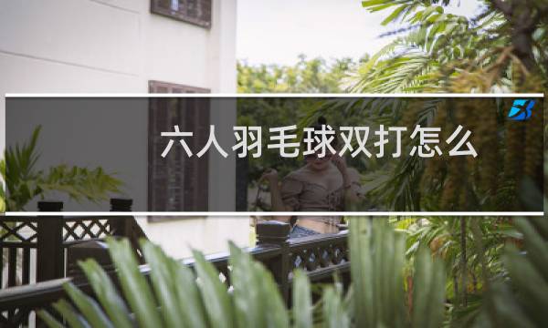 六人羽毛球双打怎么