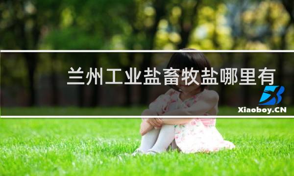 兰州工业盐畜牧盐哪里有卖图片