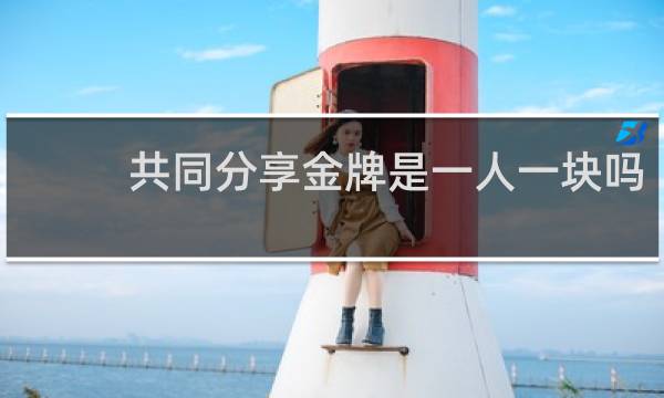 共同分享金牌是一人一块吗