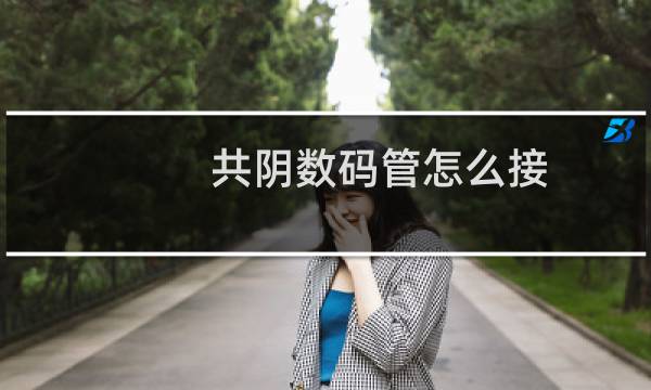 共阴数码管怎么接