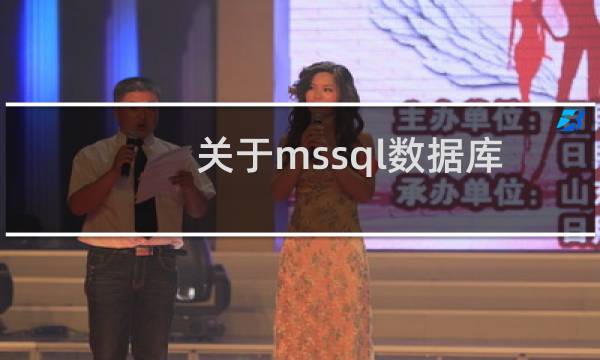 关于mssql数据库的问题