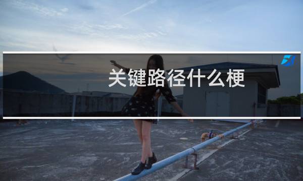 关键路径什么梗