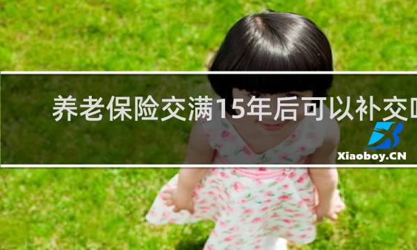 养老保险交满15年后可以补交吗