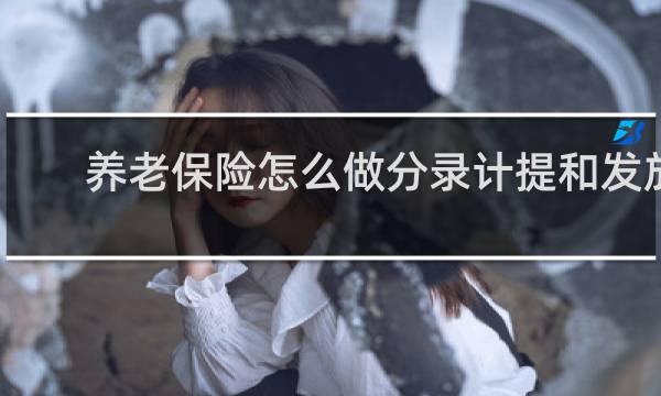 养老保险怎么做分录计提和发放