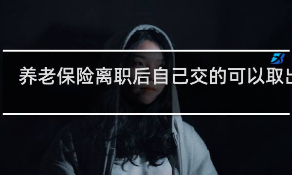 养老保险离职后自己交的可以取出吗图片