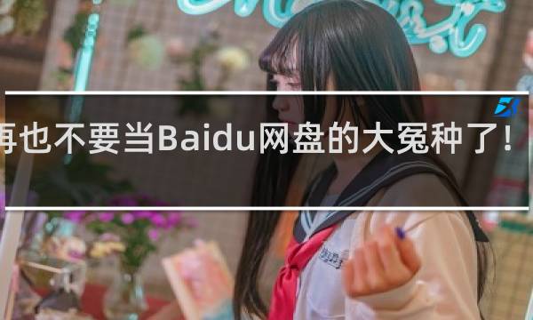 再也不要当Baidu网盘的大冤种了！什么梗