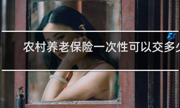 农村养老保险一次性可以交多少