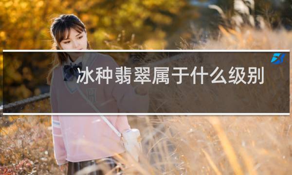 冰种翡翠属于什么级别