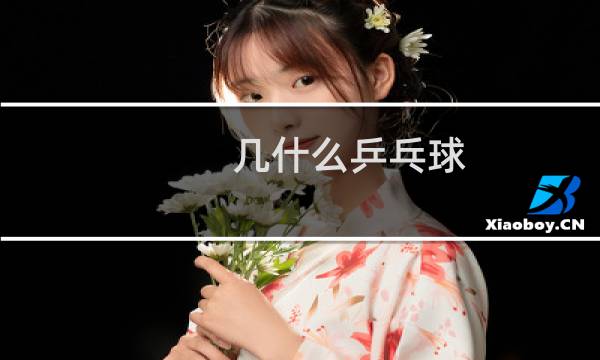 几什么乒乓球