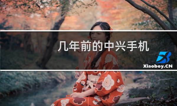 几年前的中兴手机