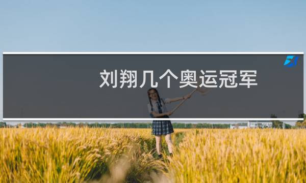 刘翔几个奥运冠军