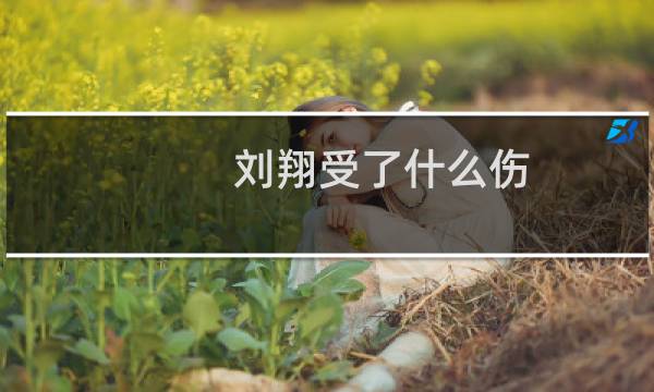 刘翔受了什么伤