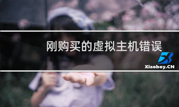刚购买的虚拟主机错误，需更换到香港主机