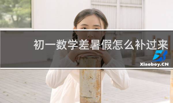 初一数学差暑假怎么补过来