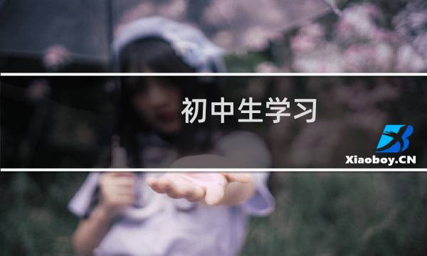 初中生学习图片