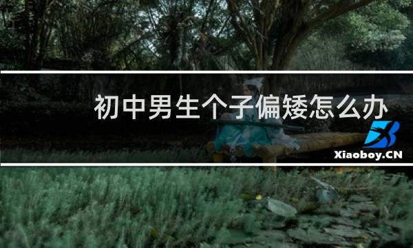 初中男生个子偏矮怎么办