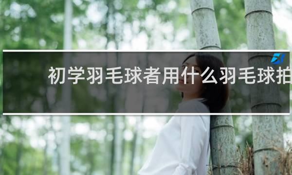 初学羽毛球者用什么羽毛球拍