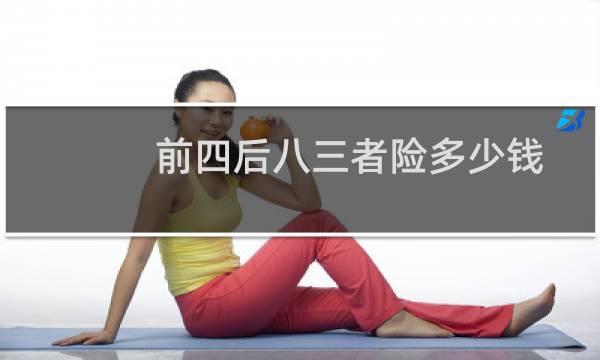 前四后八三者险多少钱