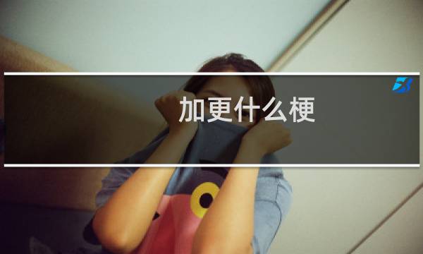 加更什么梗