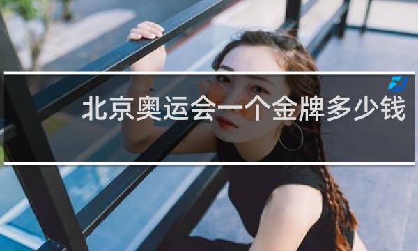 北京奥运会一个金牌多少钱
