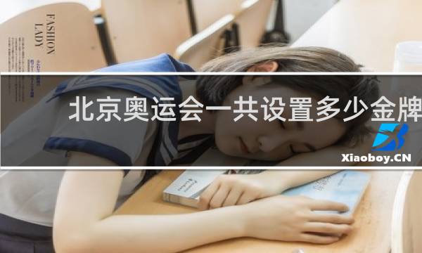 北京奥运会一共设置多少金牌