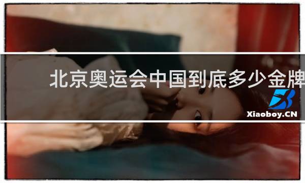 北京奥运会中国到底多少金牌