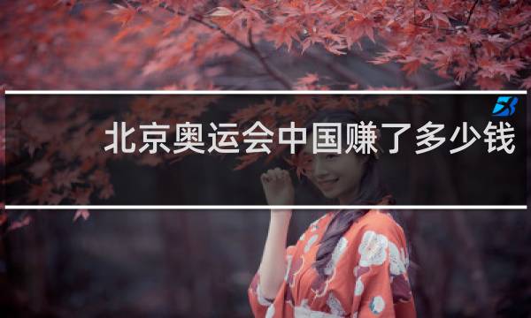 北京奥运会中国赚了多少钱