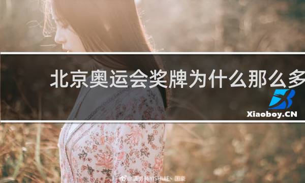 北京奥运会奖牌为什么那么多