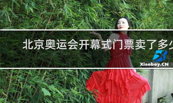 北京奥运会开幕式门票卖了多少钱