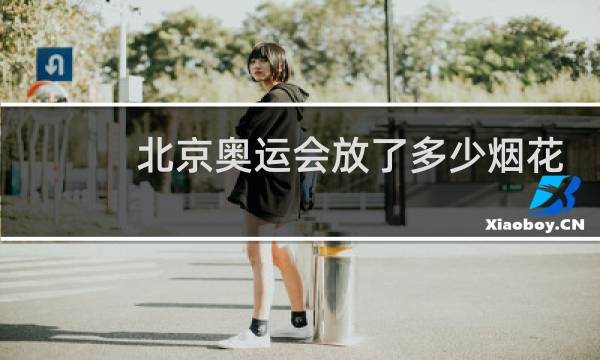 北京奥运会放了多少烟花