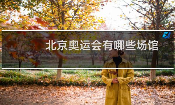 北京奥运会有哪些场馆