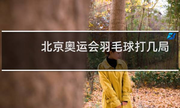 北京奥运会羽毛球打几局
