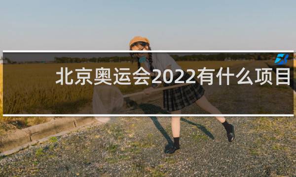 北京奥运会2022有什么项目