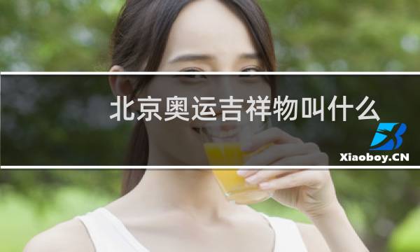 北京奥运吉祥物叫什么